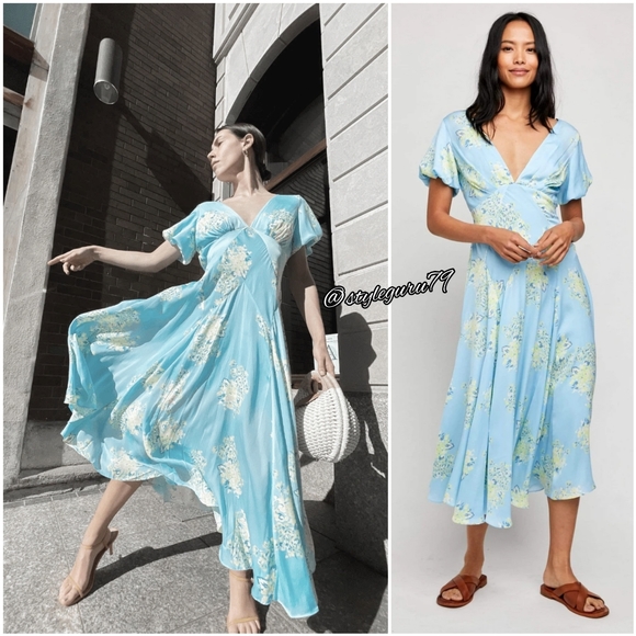 Free People Dresses & Skirts - NWT, Free People, Laura Printed Maxi Dress